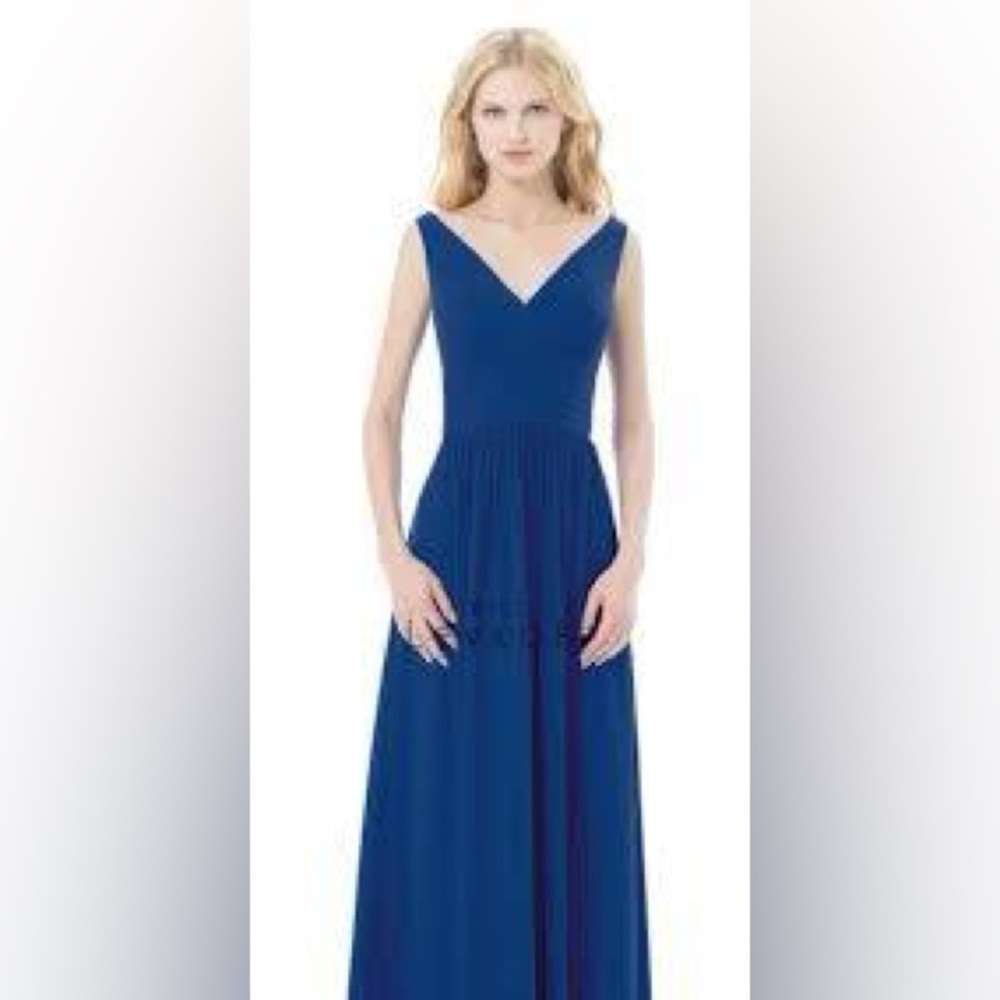 Bill Levkoff Royal Blue Fully Lined Maxi Dress (SZ 10)